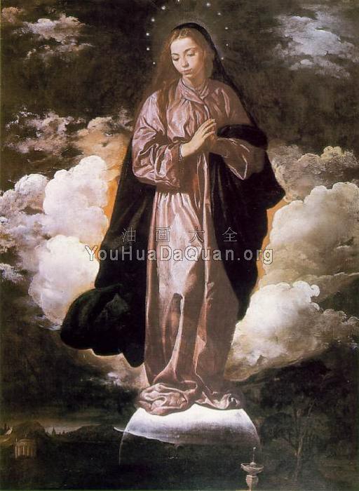 The Immaculate Conception - 迭戈·罗德里格斯·德·席尔瓦·委拉斯贵支